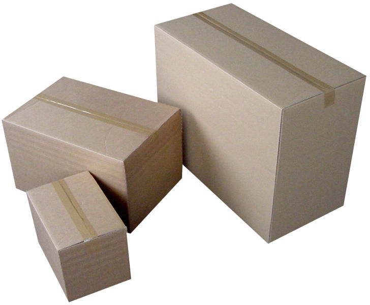 Caisses pliantes carton ondulé, 300 à 349 mm de longueur