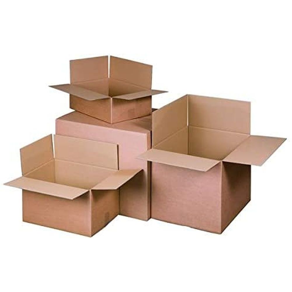 Boîtes en carton double cannelure (L: jusqu'à 250 mm)