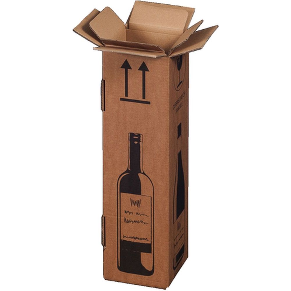 Carton à bouteilles - Carton déménagement bouteilles de vin