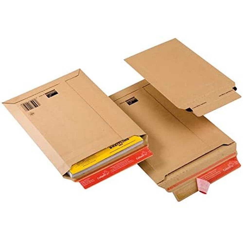 10 Enveloppes carton rigide 250x353 B-Box 4 BLANCHES 