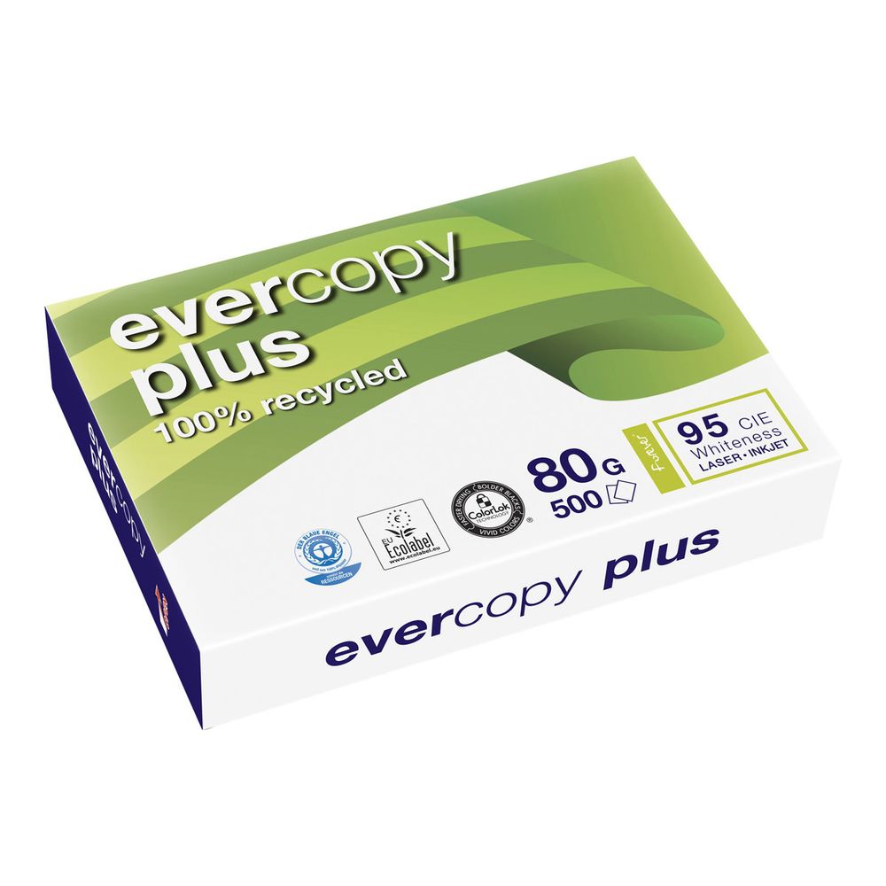 Evercopy Plus - Papier Recyclé A4 80g/m² blanc