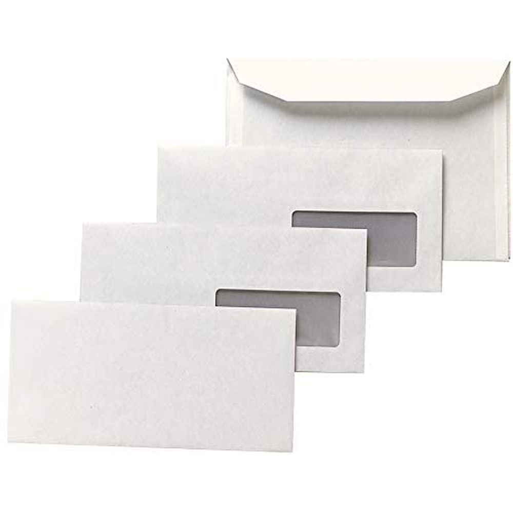 Enveloppe blanche pour mise sous pli automatique C5 162 x 229 mm 80g avec  fenêtre fermeture gommée - Boîte de 500 - Enveloppes spécifiques,  Chronopost