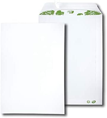 GPV 2830 - Enveloppe recyclée Green Era Pure format A4 (229x324 mm) - 90g/m² - avec bande auto-adhésive - Boite de 250