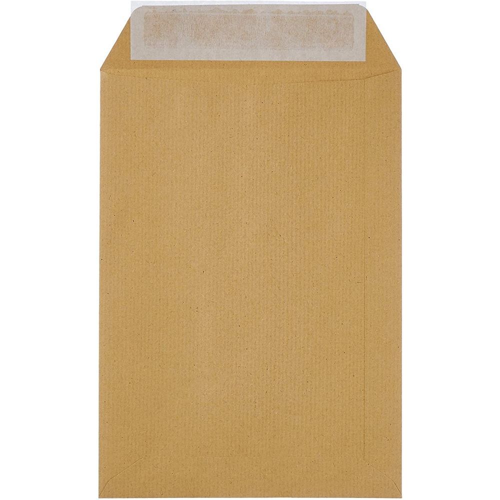 Herlitz Enveloppes dexpédition C4 90 g avec patte autocollante ange bleu marron lot de 25 sous vide papier recyclé 