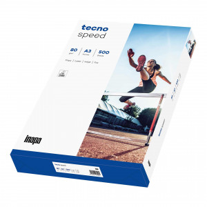 Tecno Speed - Ramette Papier A3 80g Blanc - 500 feuilles au format A3 (42x29,7cm)