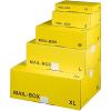 Carton d'expédition MAIL BOX, taille XL, jaune