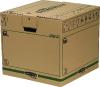Carton de déménagement SmoothMo Grand, en carton 100% recyclé, certifié FSC, Fastfold pour un montage très rapide sans adhésif, capacité 85 litres, dimensions externes: (L)480 x (P)470 x (H)412 mm