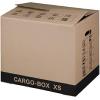 Smartboxpro Carton de déménagement CARGO-BOX XS pour transport, capacité de charge jusqu'à 25 kg, en carton ondulé, dimensions extérieures: (L)465 x (P)347 x (H)400 mm