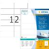 Herma Étiquettes repositionnables - 1200 étiquettes - 99.1 x 42.3 mm - 12 étiquettes imprimables par feuille A4 - Personnalisables et imprimables - Impression laser / Jet d'encre