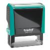 Trodat Printy 4915 - Tampon encreur personnalisé 70x25mm - 6 lignes Couleur Boitier : Turquoise