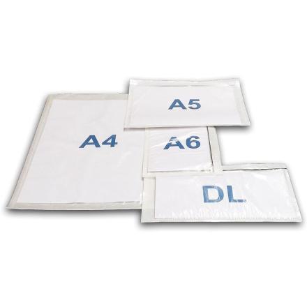 Pochette documents ci-inclus imprimée DCI, 225 x 165 mm, Adhésive