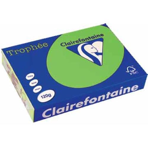 Clairefontaine 1293C - Ramette Papier A4 120g Trophée Vert menthe - 250 feuilles au format A4 (21x29,7cm)