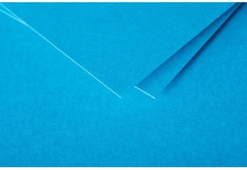 Clairefontaine 1622C – Paquet de 25 cartes Pollen de couleur Bleu Turquoise format C5 158x222 mm 210g