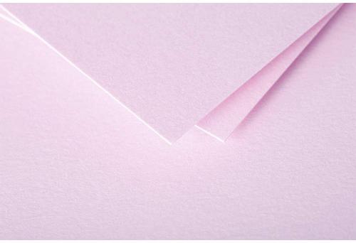 Clairefontaine 1513C – Paquet de 25 cartes Pollen de couleur Rose Dragée format DL 106x213 mm 210g