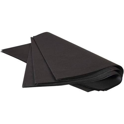 Clairefontaine 393629C - Rame de papier de soie Noir - 480 feuilles - Format : 50x75cm - Emballage cadeau, décoration, emballage fleurs...