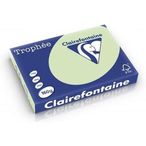 Clairefontaine Trophée - Papier Couleur - A3 (297 x 420 mm) - 160 g/m² - 250 feuilles - Vert Golf