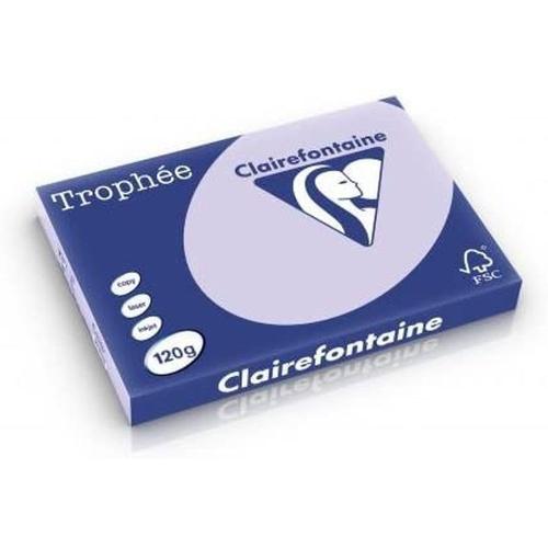 Clairefontaine Trophée - Papier Couleur - A3 (297 x 420 mm) - 120 g/m² - 250 feuilles - Lilas
