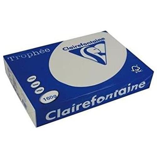 Clairefontaine Trophée - Papier Couleur - A4 (210 x 297 mm) - 160 g/m² - 250 feuilles - Gris perle