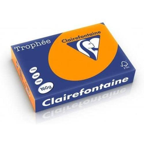Clairefontaine Trophée - Papier Couleur - A4 (210 x 297 mm) - 160 g/m² - 250 feuilles - Orange