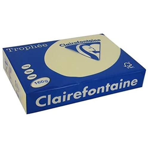 Clairefontaine Trophée - Papier Couleur - A4 (210 x 297 mm) - 160 g/m² - 250 feuilles - Chamois