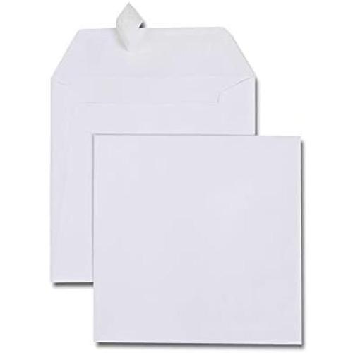 GPV 4748 - Enveloppe carrée au format 17x17 cm - 120g/m² - qualité supérieur - avec bande auto-adhésive - couleur blanc - Boite de 500