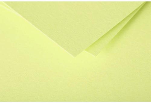 Clairefontaine 55470C – Paquet de 20 enveloppes Pollen de couleur Vert Bourgeon format 75x100 mm 120g, patte gommée