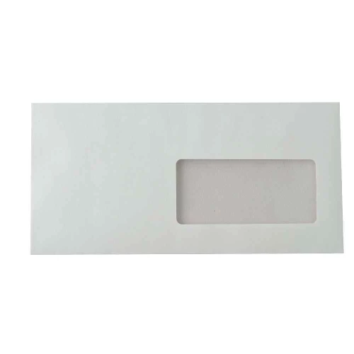 GPV 2855 - Enveloppe format DL (110x220 mm) - 80g/m² - avec bande auto-adhésive - fenêtre 35x100 - Boite de 500