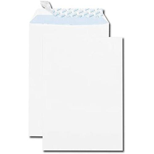 GPV 537 - Enveloppe velin blanc - format A4 (229x324 mm) - 90g/m² - avec bande auto-adhésive - Paquet de 50