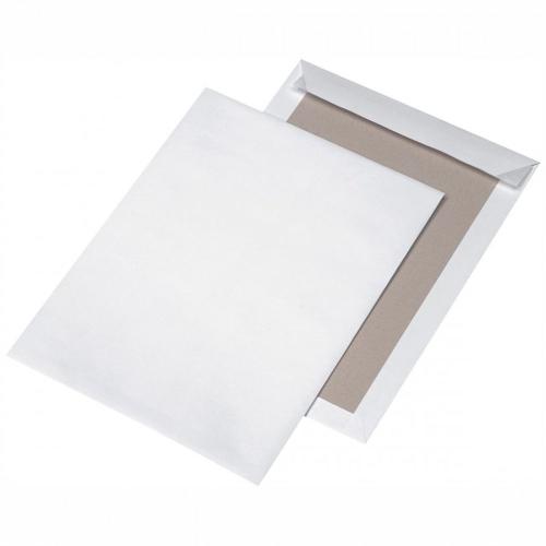 MAILmedia - Enveloppe cartonnée - format C5 (162x229 mm) - 100g/m² - avec bande auto-adhésive - kraft blanc - Carton de 250