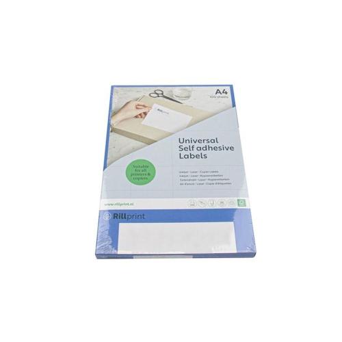 Rillprint Étiquettes auto-adhésives - 1000 étiquettes - 105 x 57 mm - 10 étiquettes imprimables par feuille A4 - Personnalisables et imprimables - Impression laser / Jet d'encre