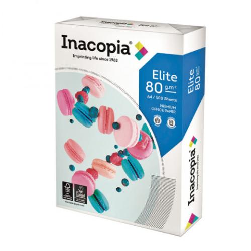 Inacopia Elite - Ramette Papier A4 80g Blanc - 500 feuilles au format A4 (21x29,7cm)